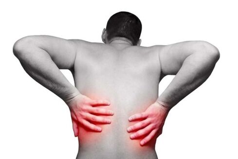 dolor de espalda con osteocondrosis de la columna vertebral
