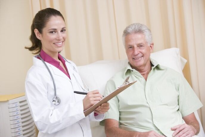 Médico y paciente